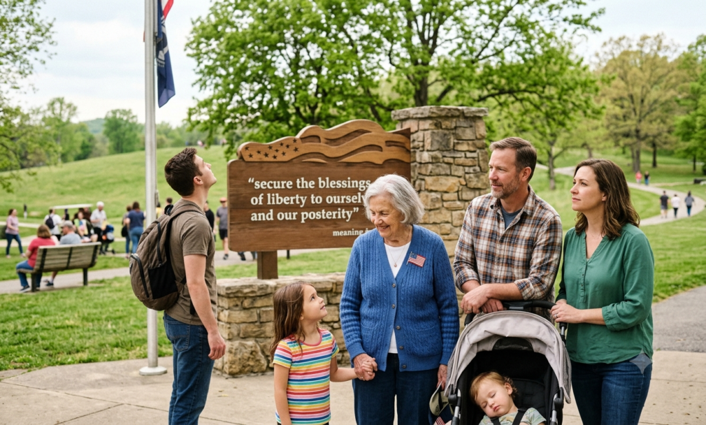 secure the blessings of liberty to ourselves and our posterity meaning