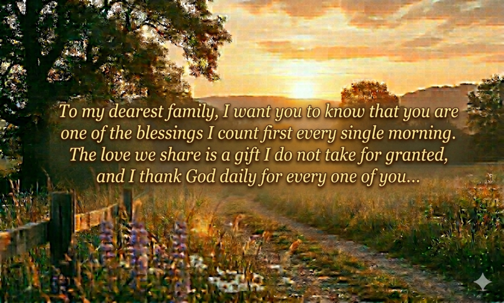 god i'm still counting my blessings