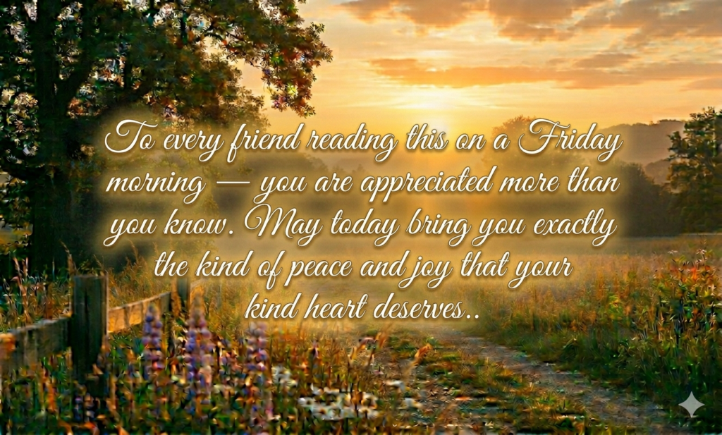 spiritual positive friday blessings