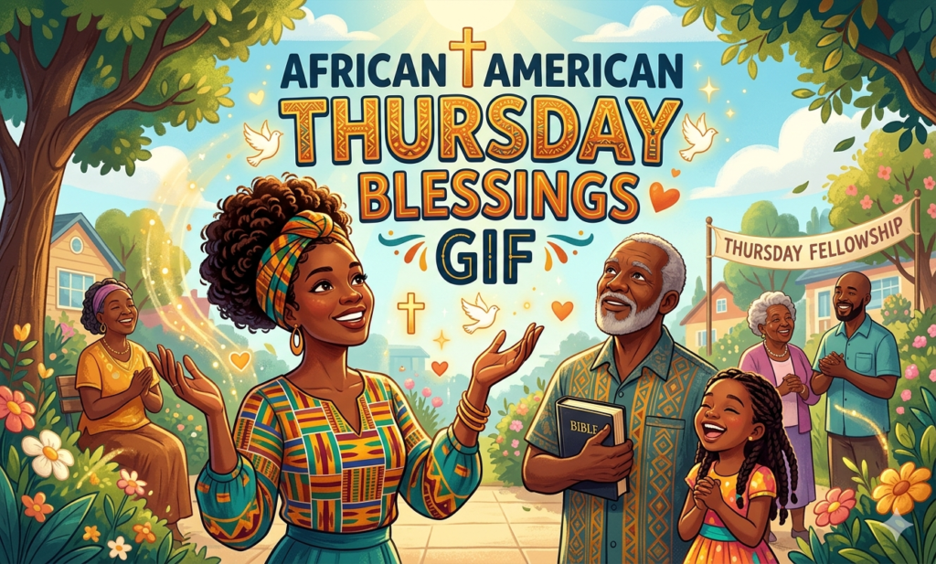 african american thursday blessings gif