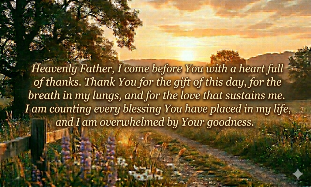 god i'm still counting my blessings