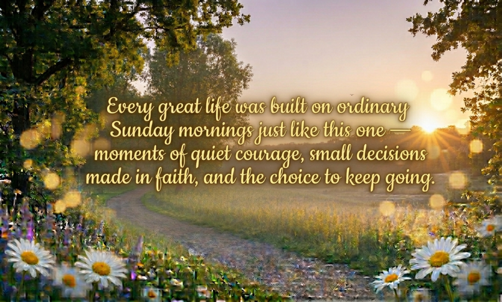 good sunday morning blessings