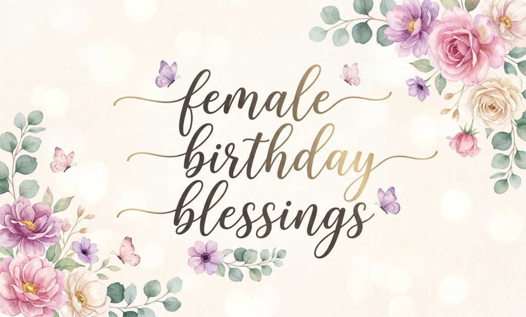 female birthday blessings