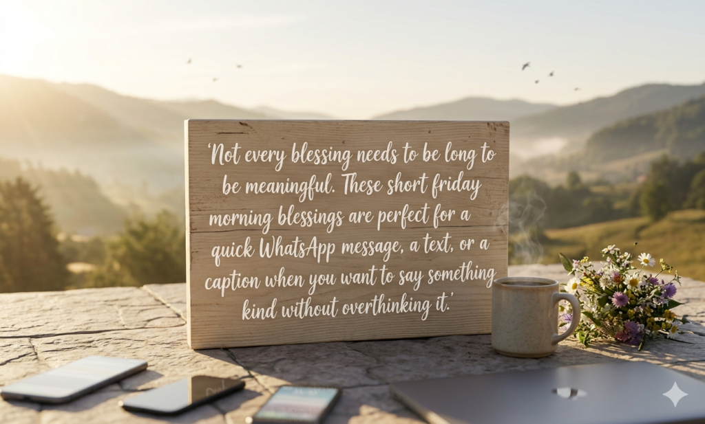 friday morning blessings and prayers