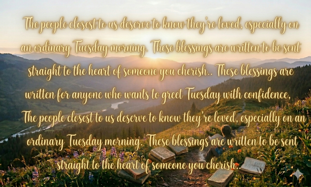 positive good morning tuesday blessings