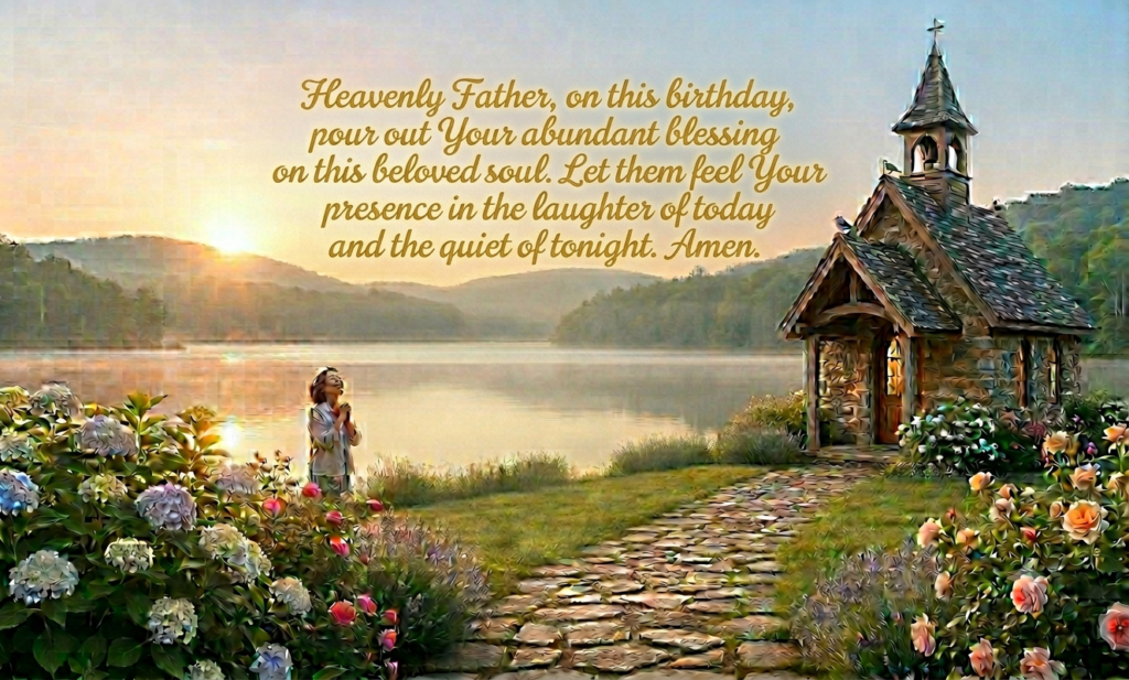 prayer birthday blessings from the bible