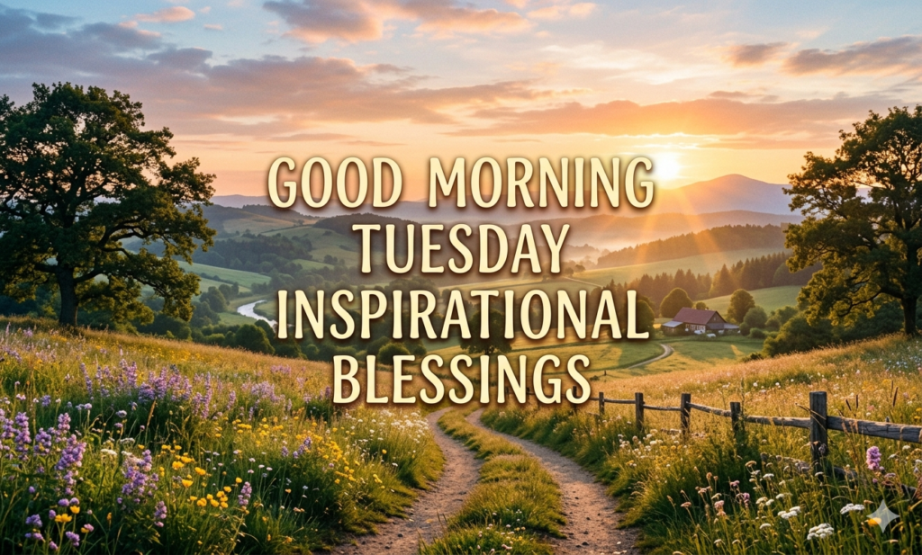 good morning tuesday inspirational blessings