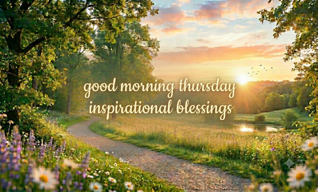 good morning thursday inspirational blessings