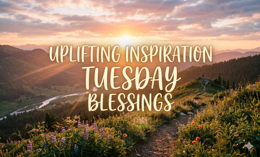 uplifting inspiration tuesday blessings