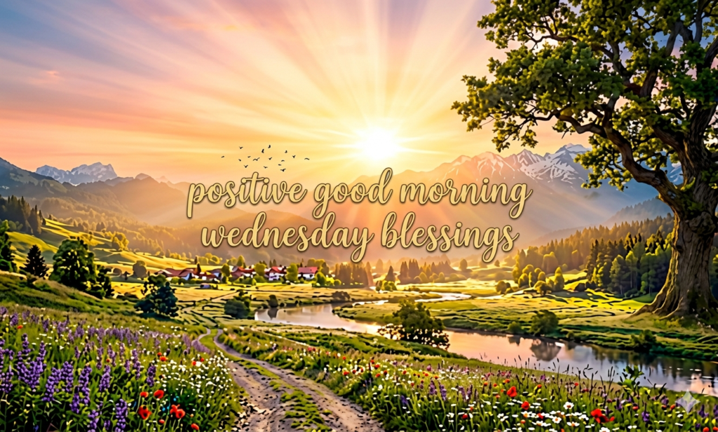 positive good morning wednesday blessings