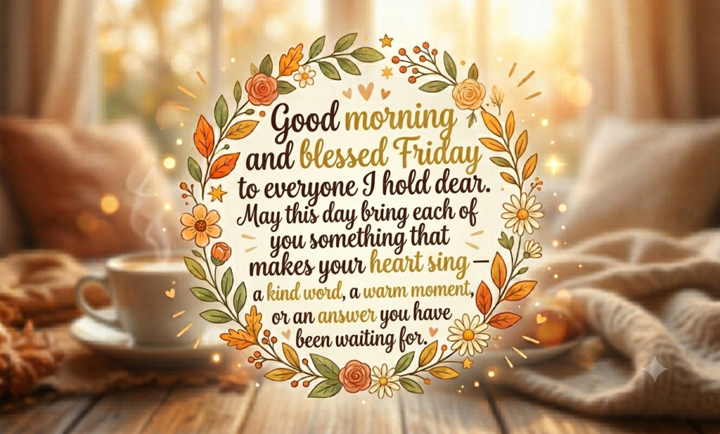 thankful good morning friday blessings
