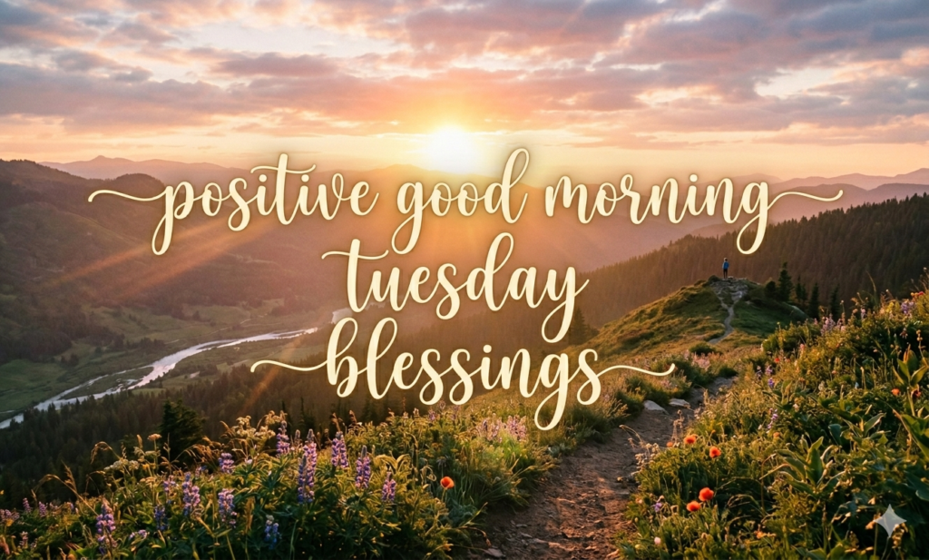 positive good morning tuesday blessings