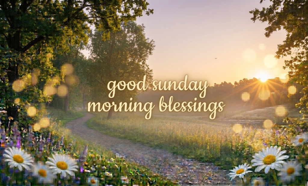 good sunday morning blessings