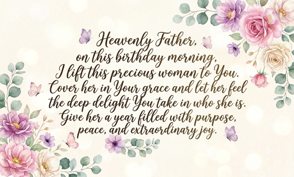 female birthday blessings