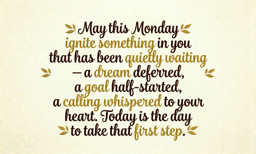 positive monday blessings
