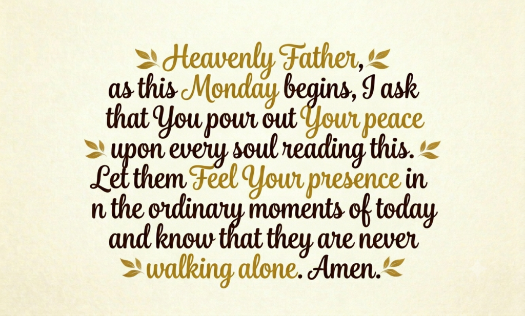 positive monday blessings