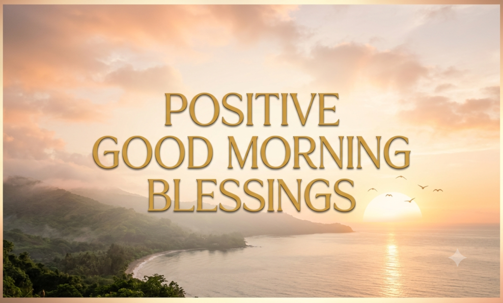 positive good morning blessings