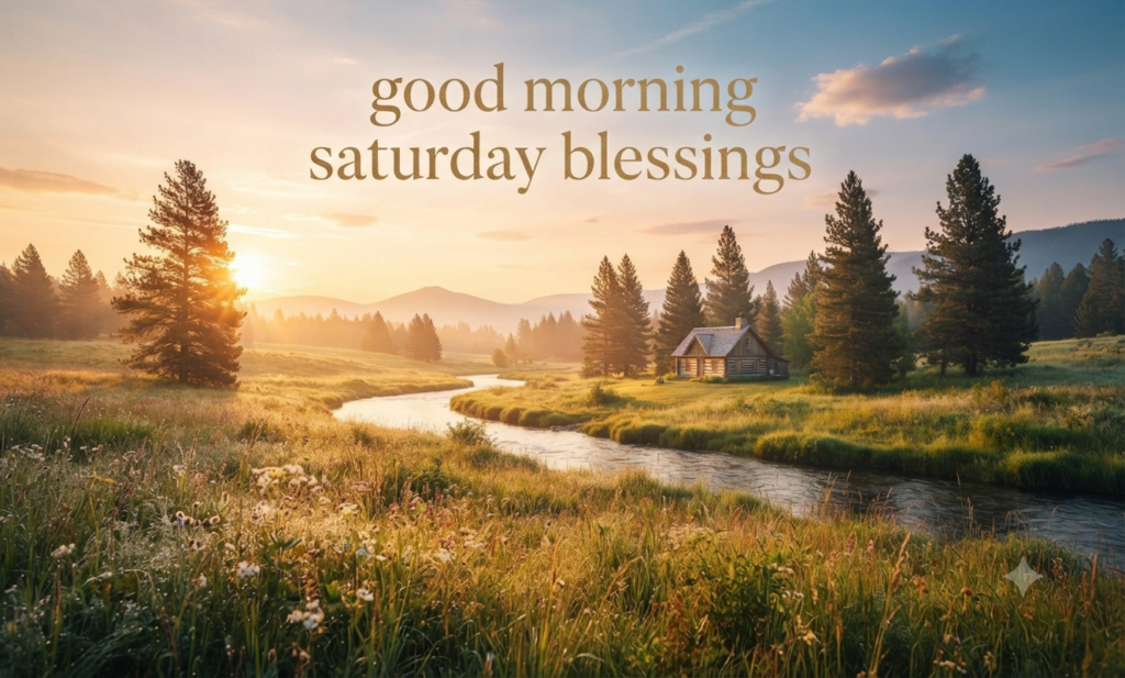 good morning saturday blessings