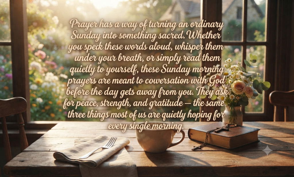 sunday morning blessings