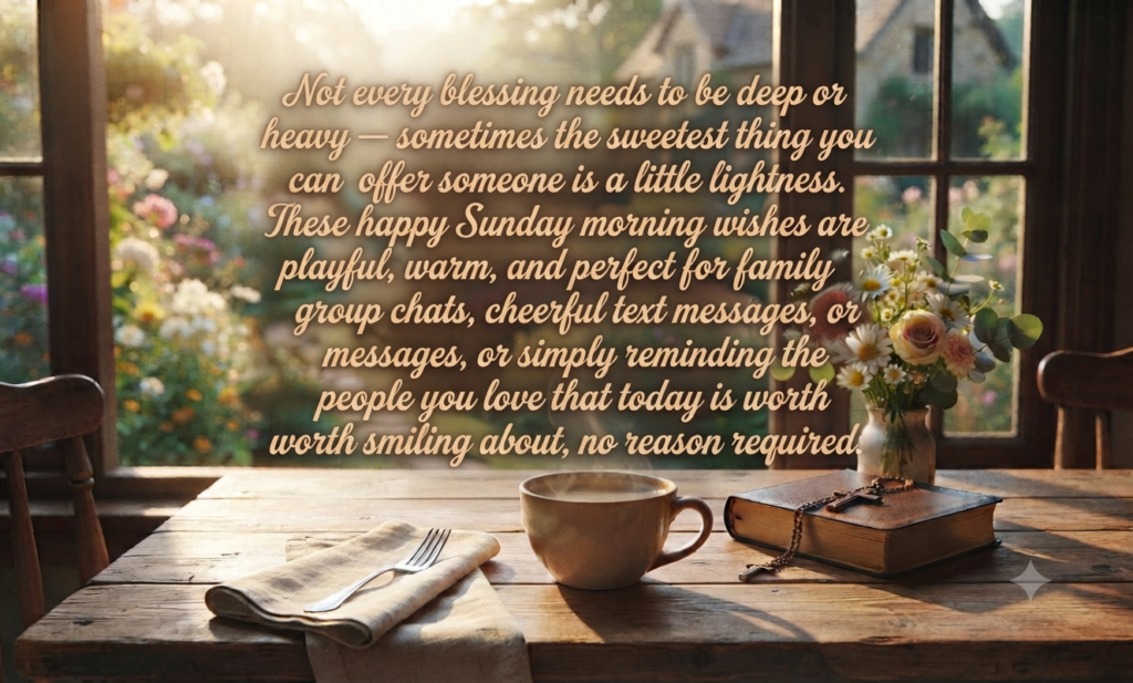 sunday morning blessings