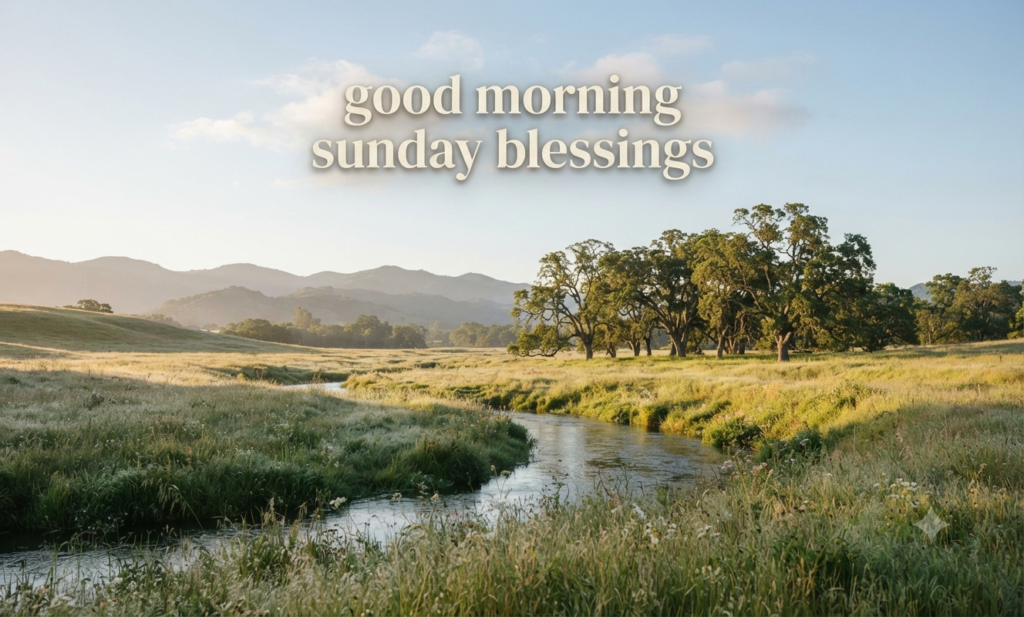 good morning sunday blessings