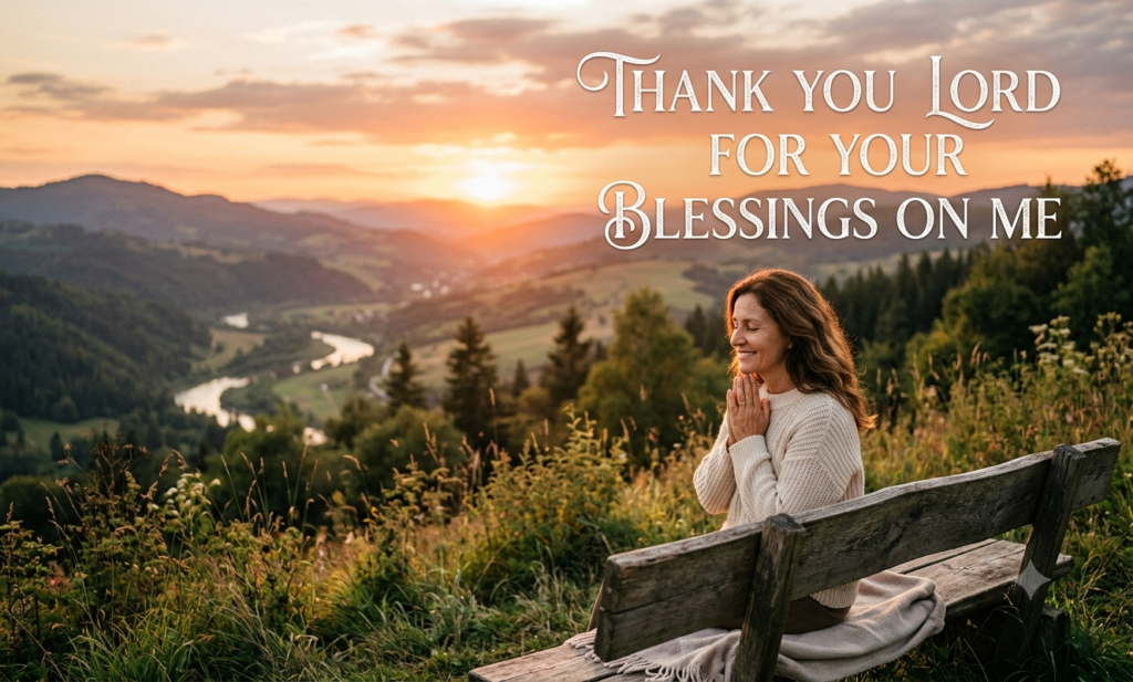 thank you lord for your blessings on me
