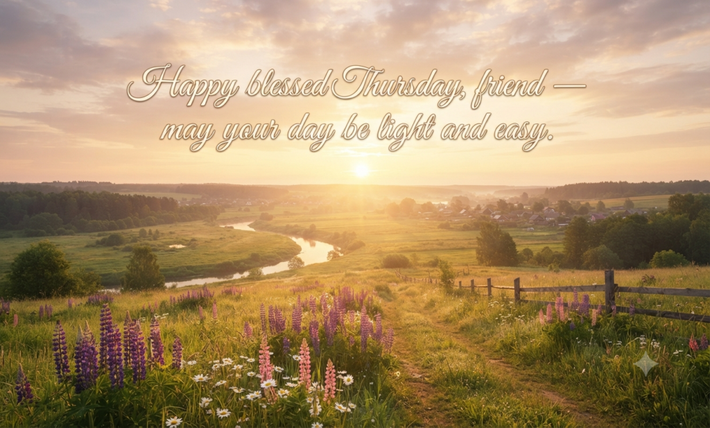 good morning thursday blessings